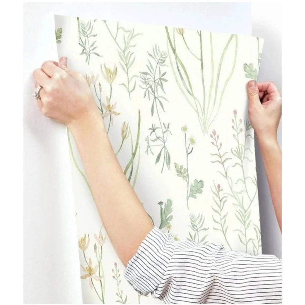 York Wallcoverings Wallpaper Rolls 56 sq NR1565 Norlander‎ Alpine Botanical
